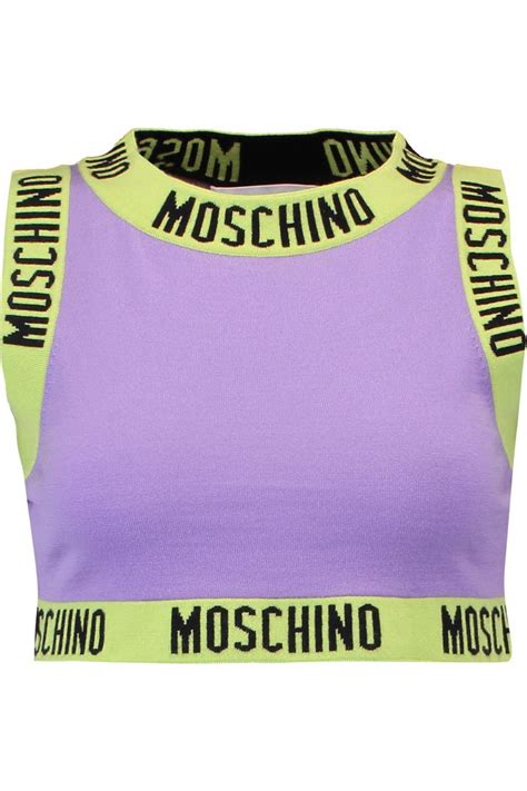 moschino crop top fake